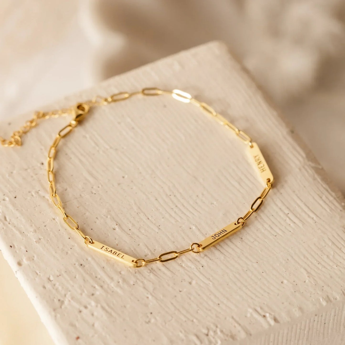 Naamplaatjes Armband