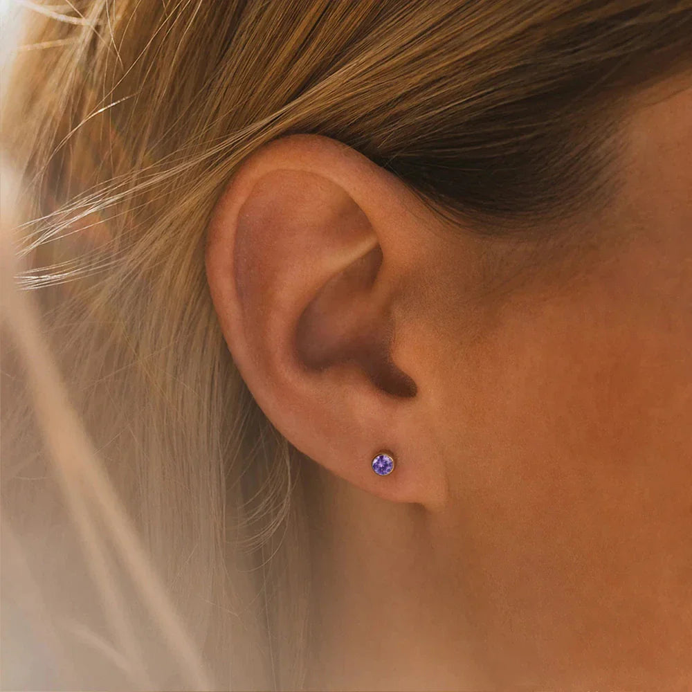 Geboortesteen Stud Oorbellen