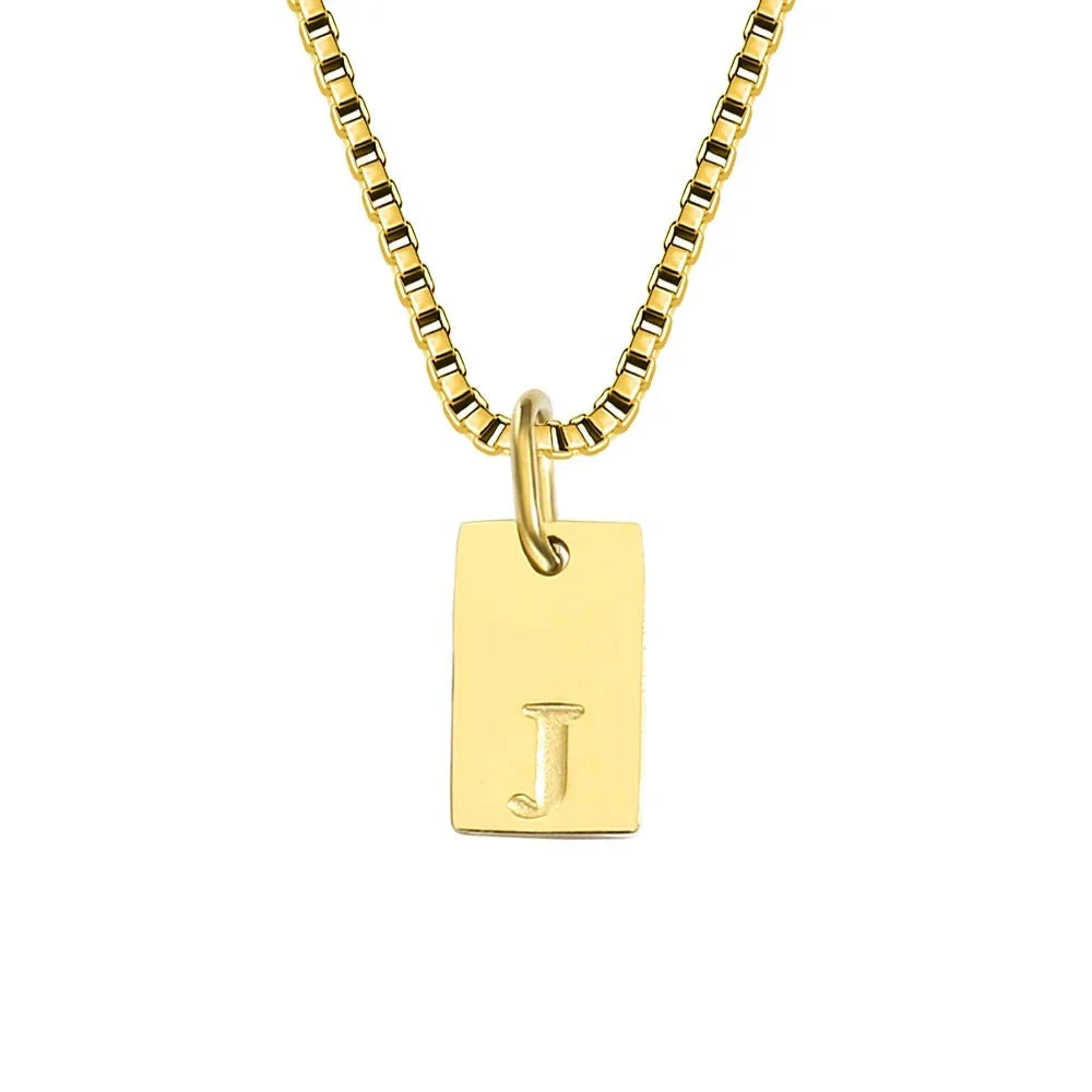 Initiaal Tag Ketting