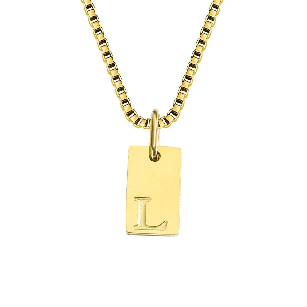 Initiaal Tag Ketting