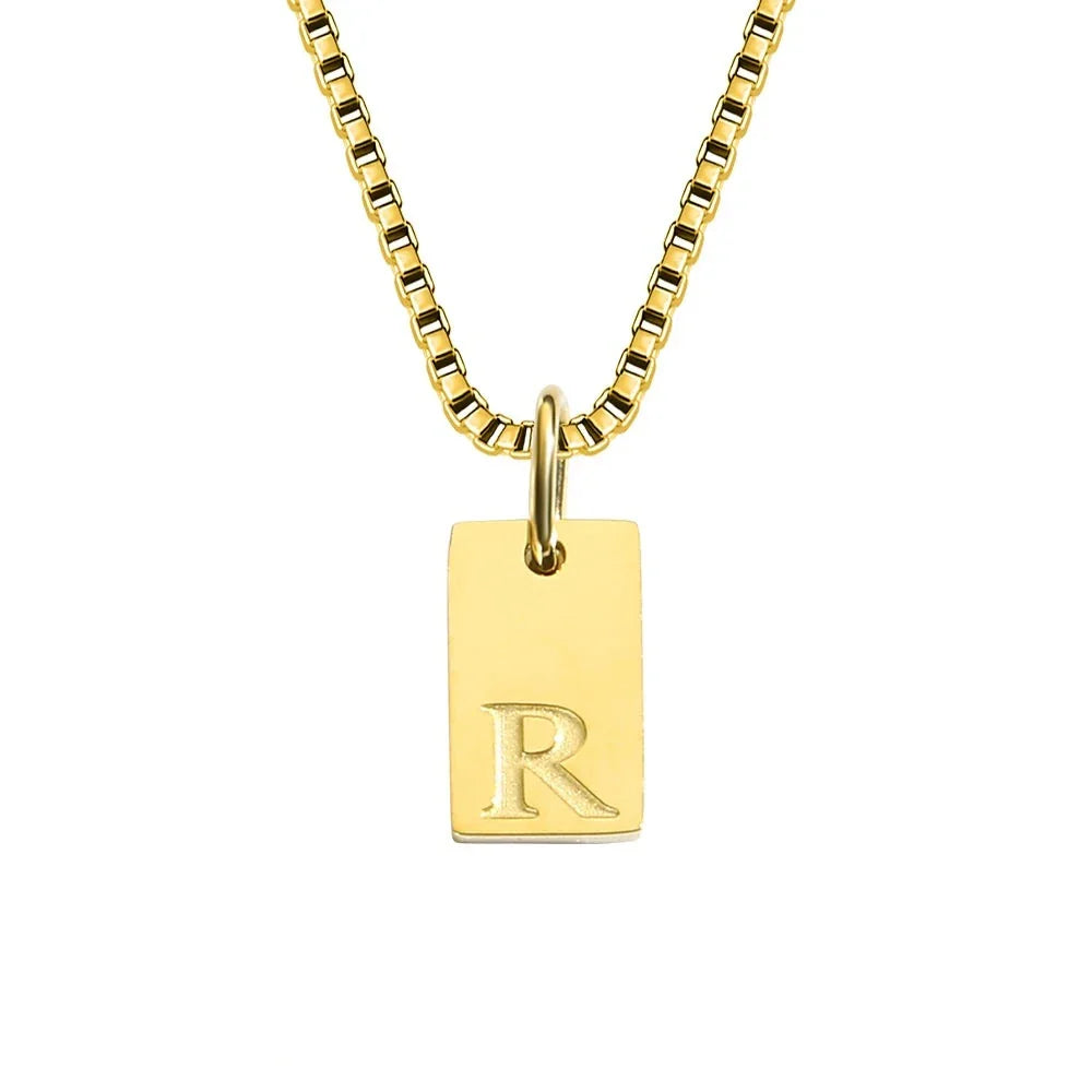 Initiaal Tag Ketting