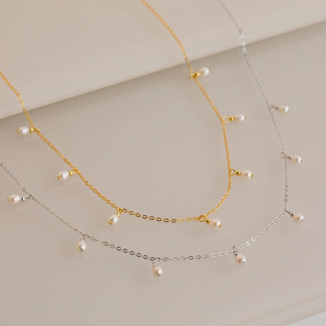 Lucky Nummer 7 Parel Hanger Ketting
