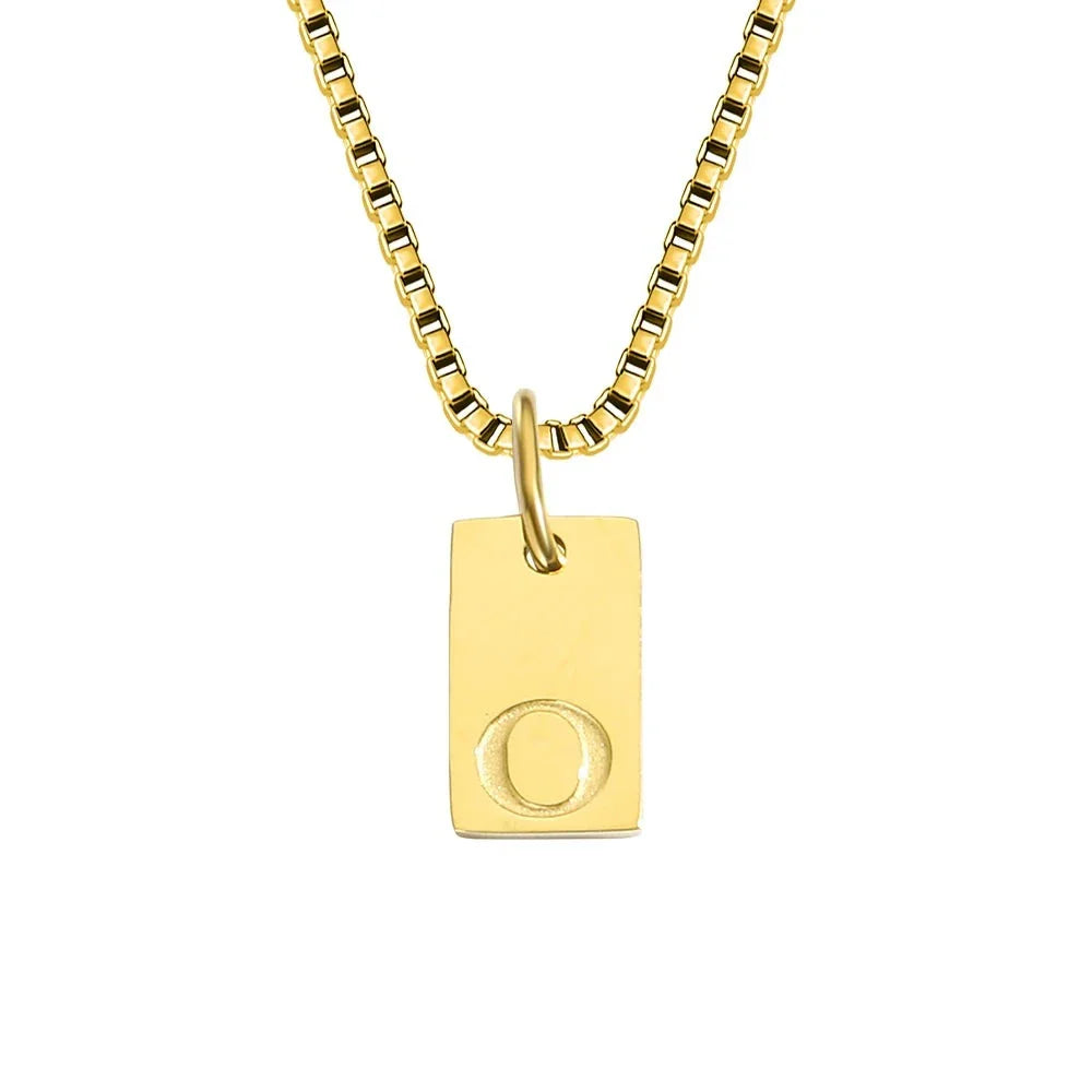 Initiaal Tag Ketting