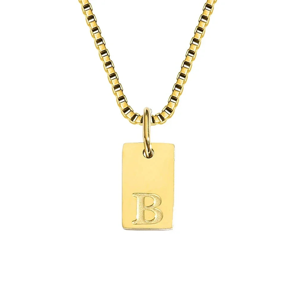 Initiaal Tag Ketting