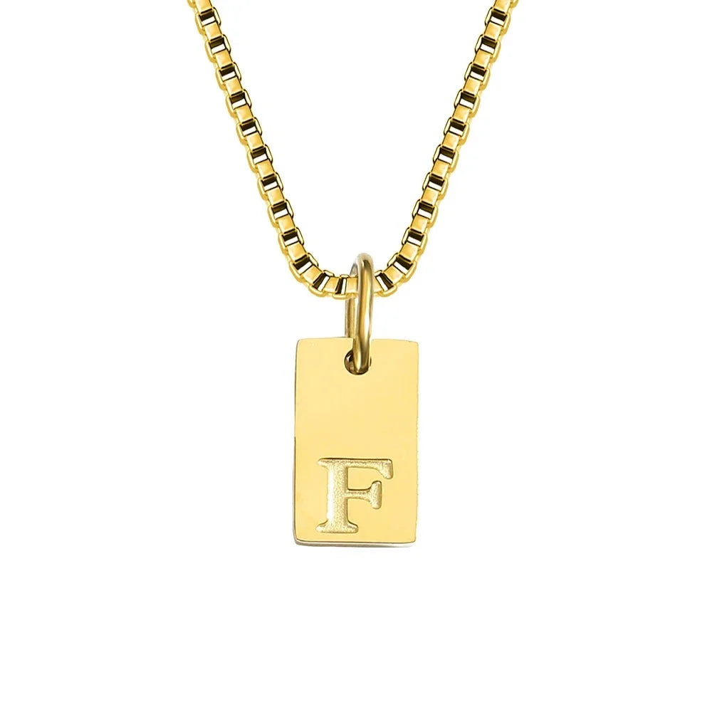Initiaal Tag Ketting