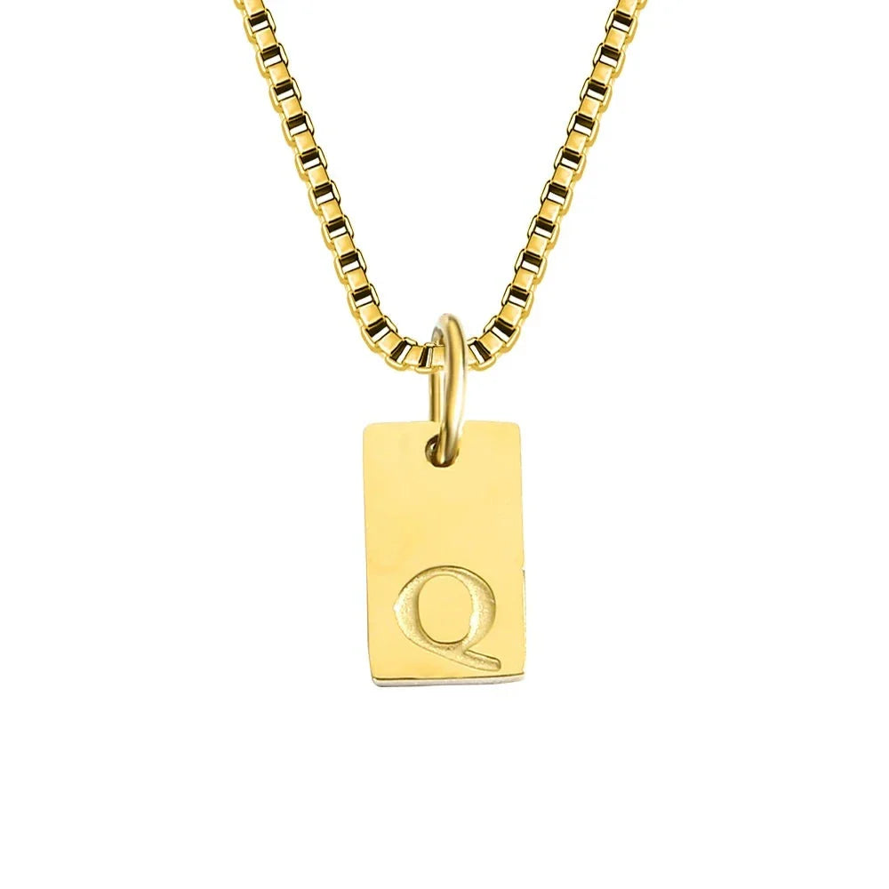 Initiaal Tag Ketting