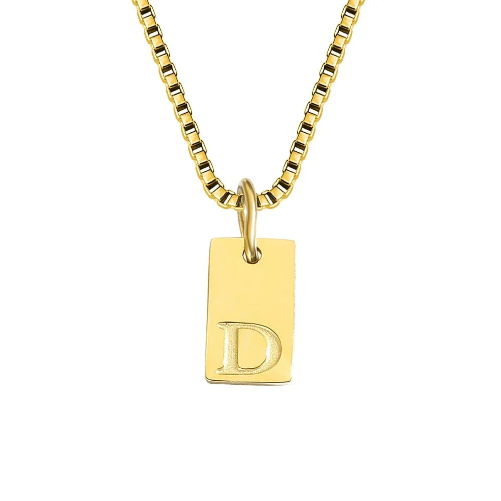 Initiaal Tag Ketting