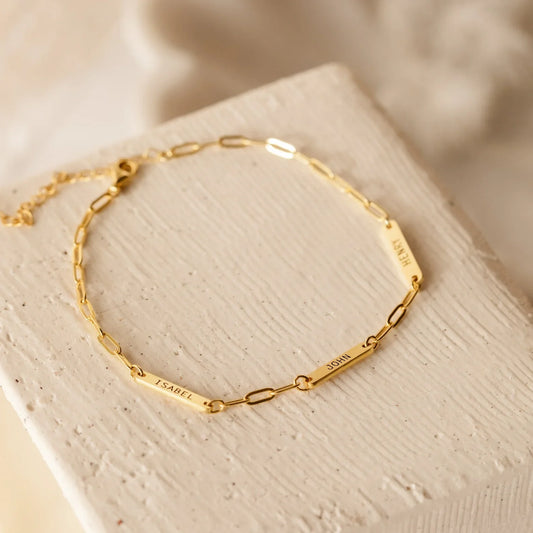 Naamplaatjes Armband