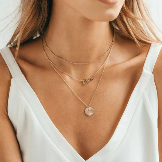 Layered Naamketting – 3 Lagen