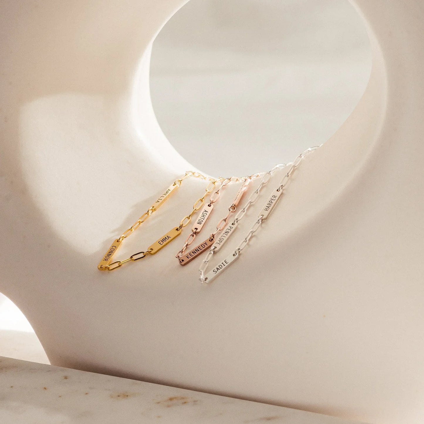 Naamplaatjes Armband