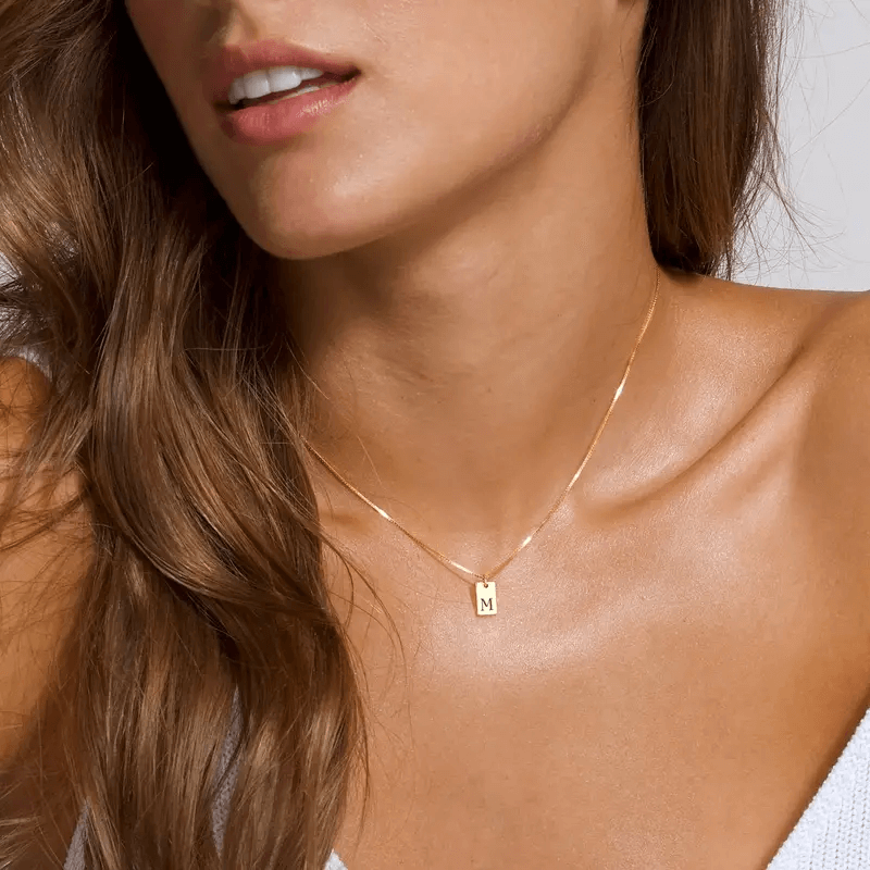 Initiaal Tag Ketting
