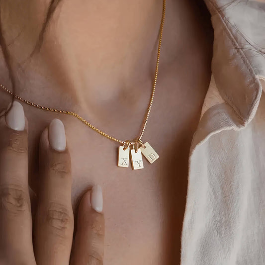 Initiaal Tag Stacker Ketting