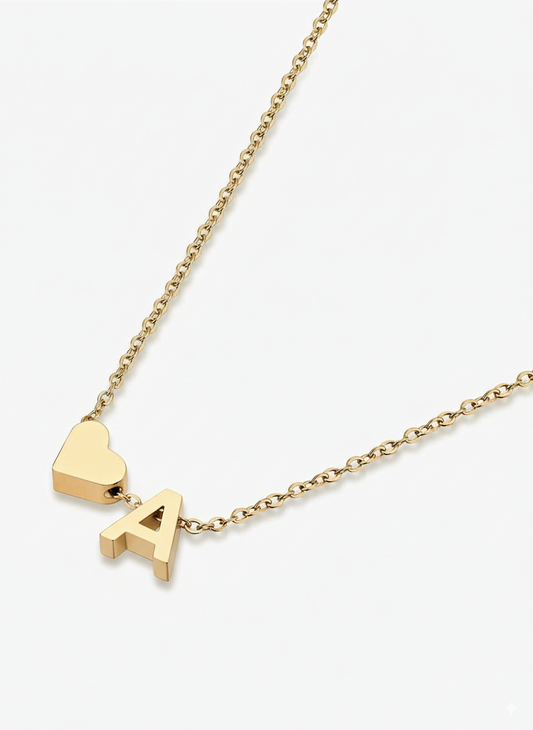 Initiaal Hartketting