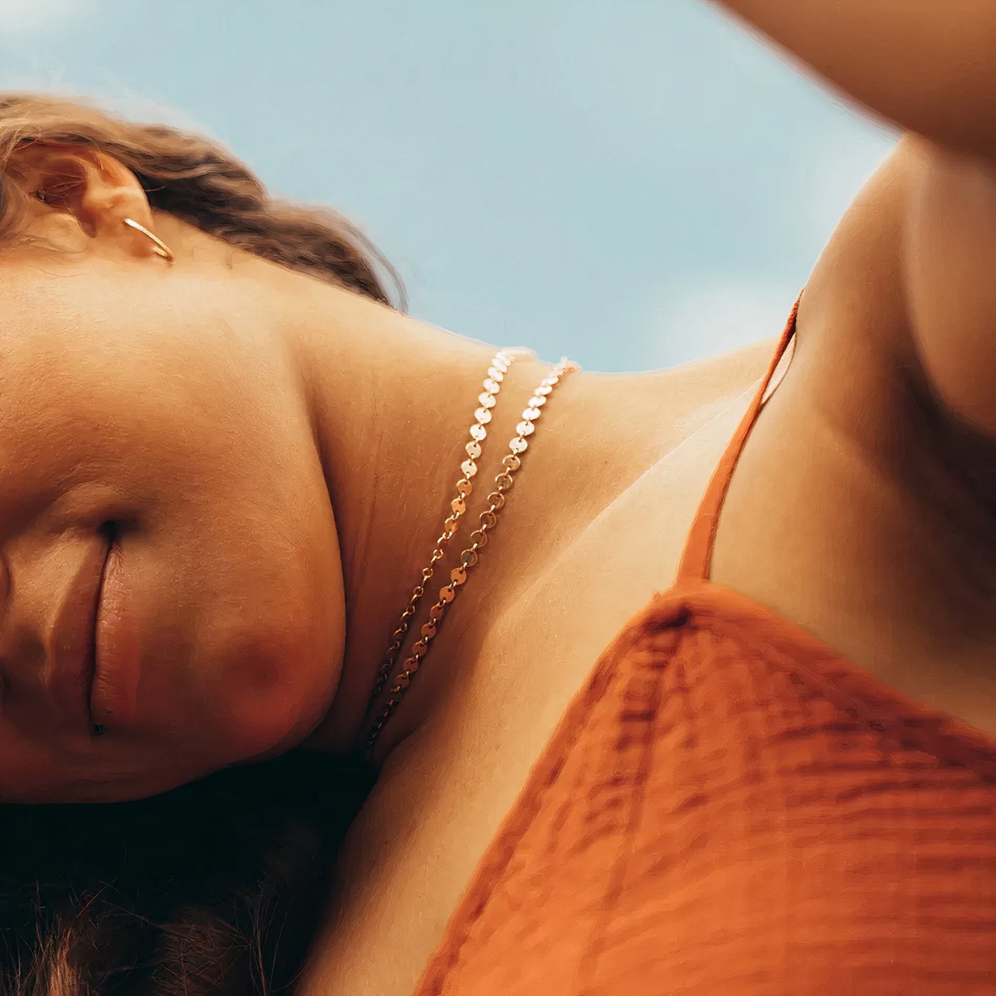 Lucky Munt Choker Schijf ketting