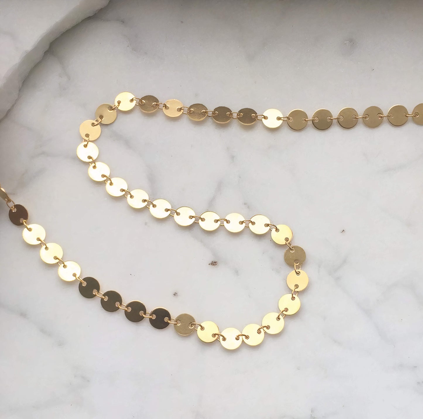 Lucky Munt Choker Schijf ketting