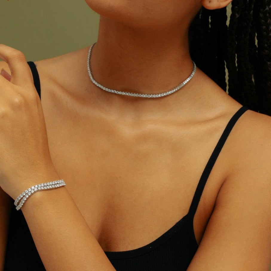 Never Basic Tennis Ketting