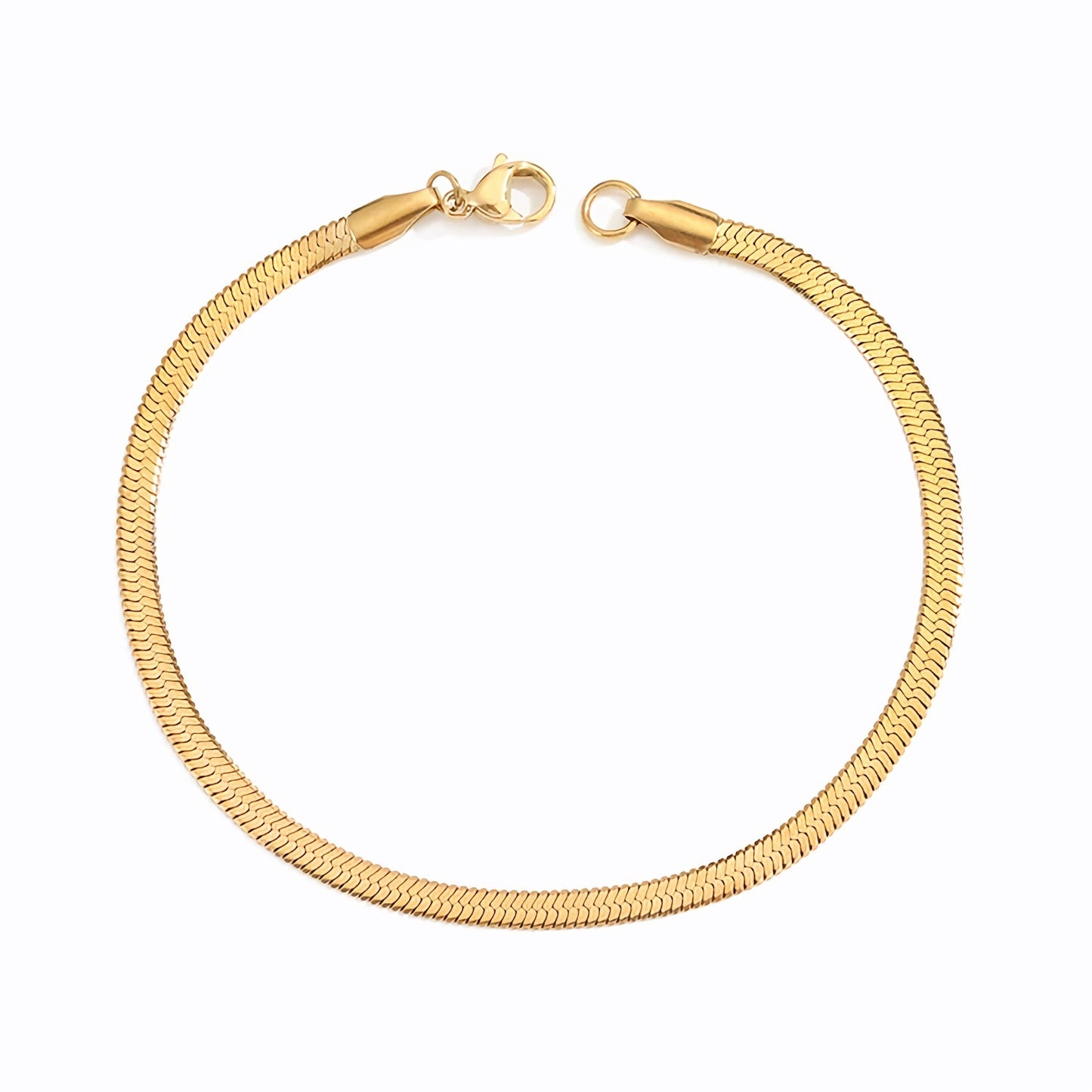 Platte 'Herringbone' Armband