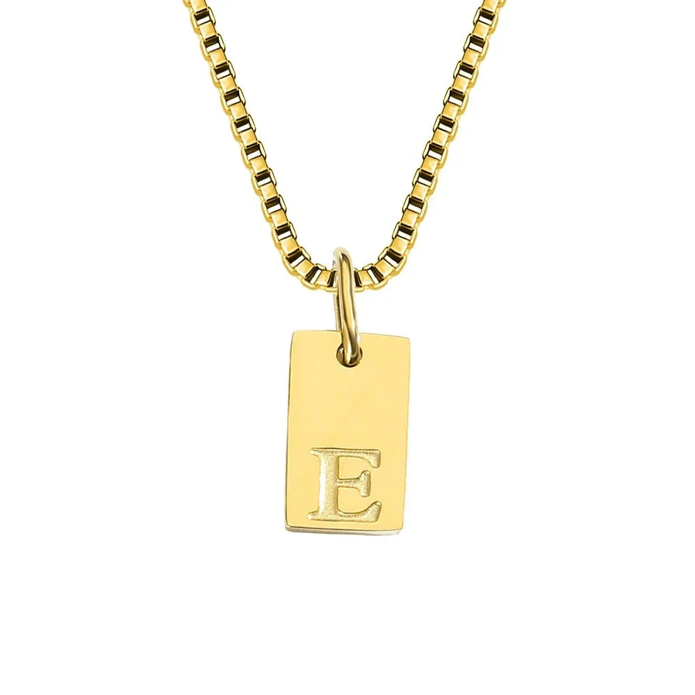 Initiaal Tag Ketting