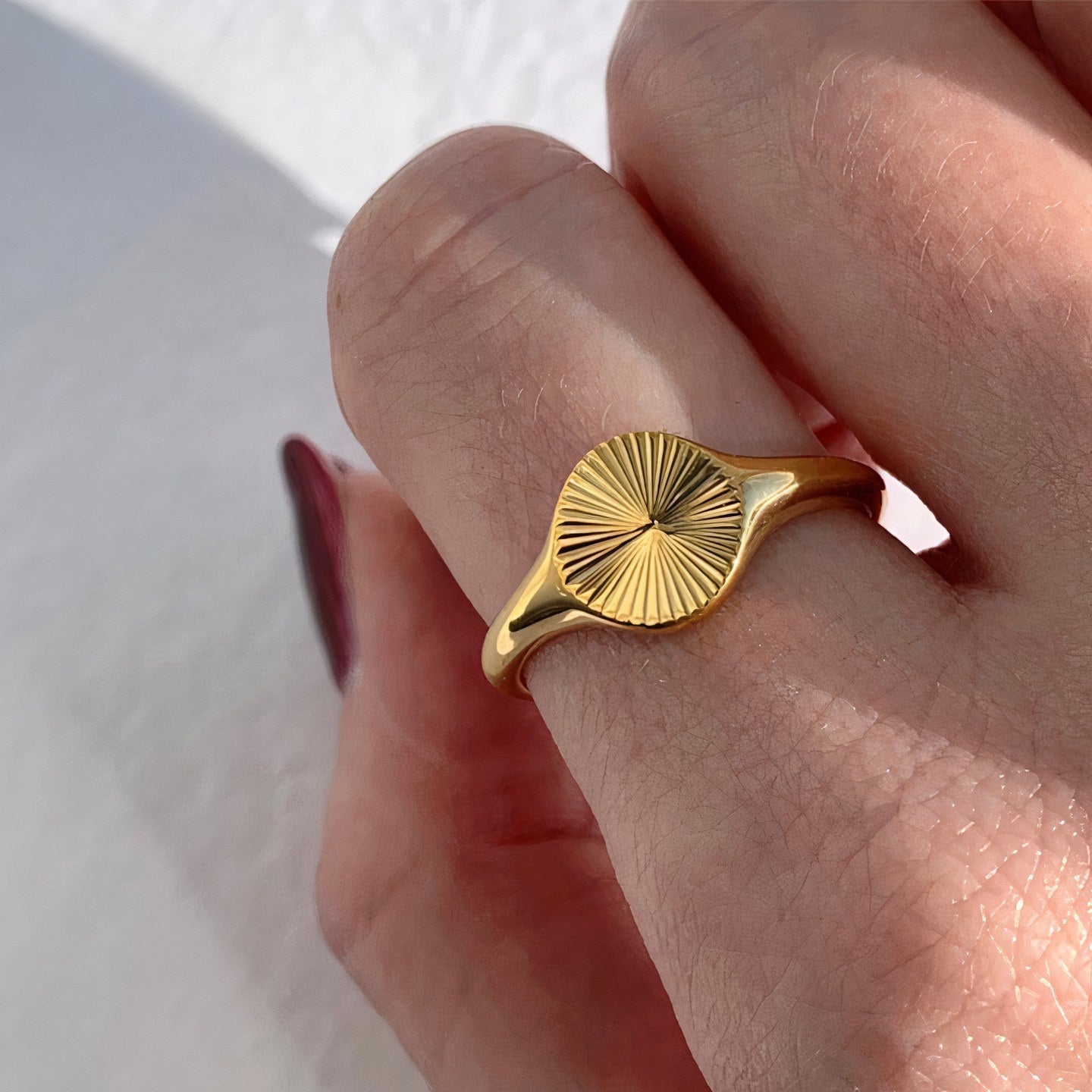 Zon Zegel Ring