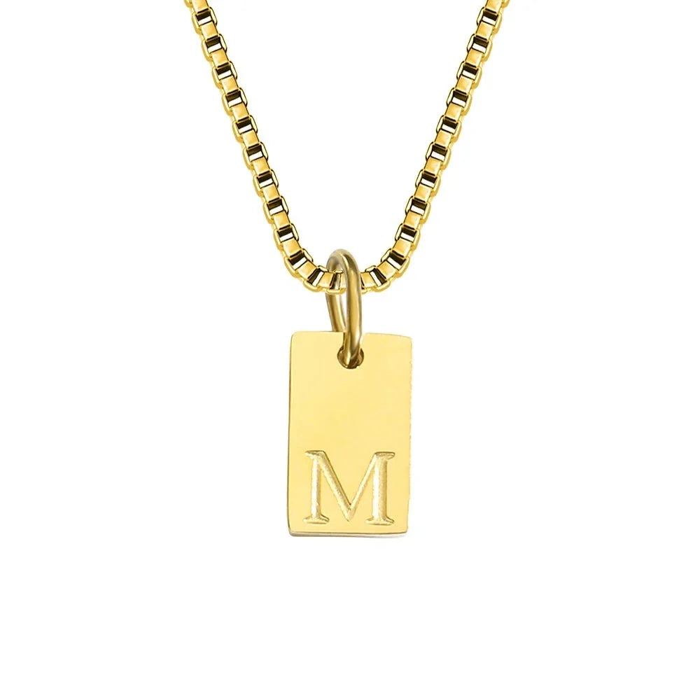 Initiaal Tag Ketting