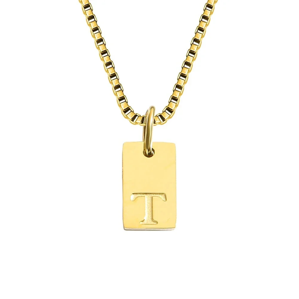 Initiaal Tag Ketting