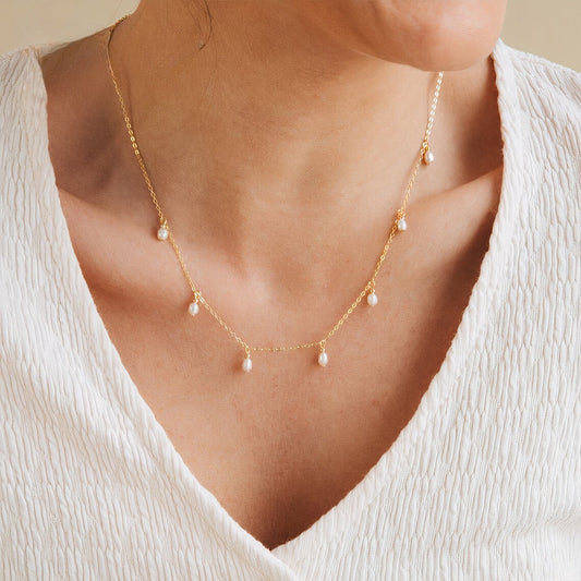 Lucky Nummer 7 Parel Hanger Ketting