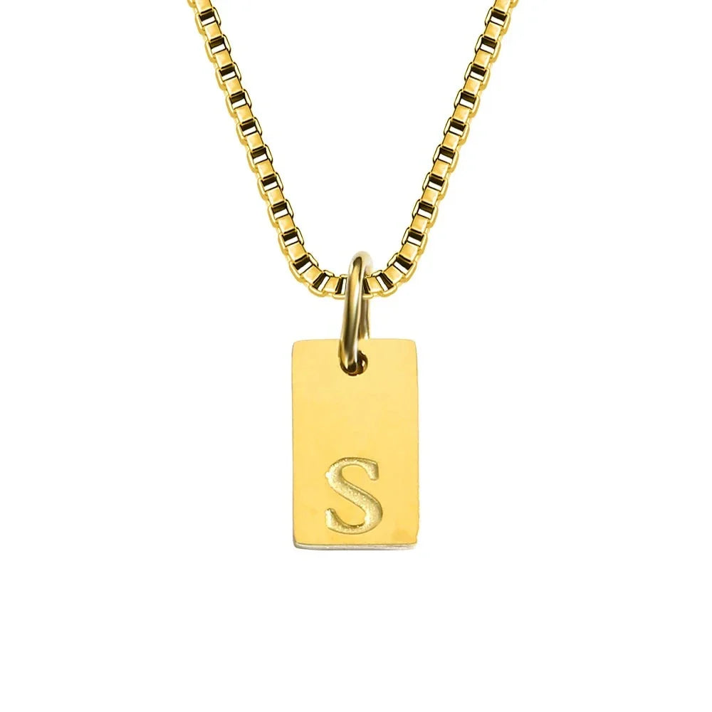 Initiaal Tag Ketting