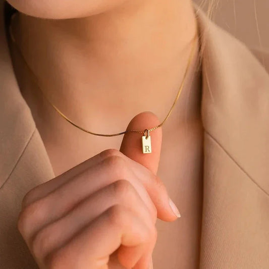 Initiaal Tag Ketting