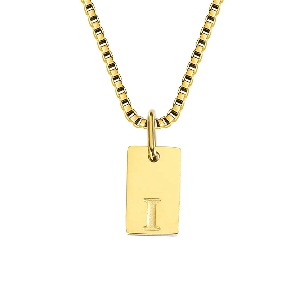Initiaal Tag Ketting
