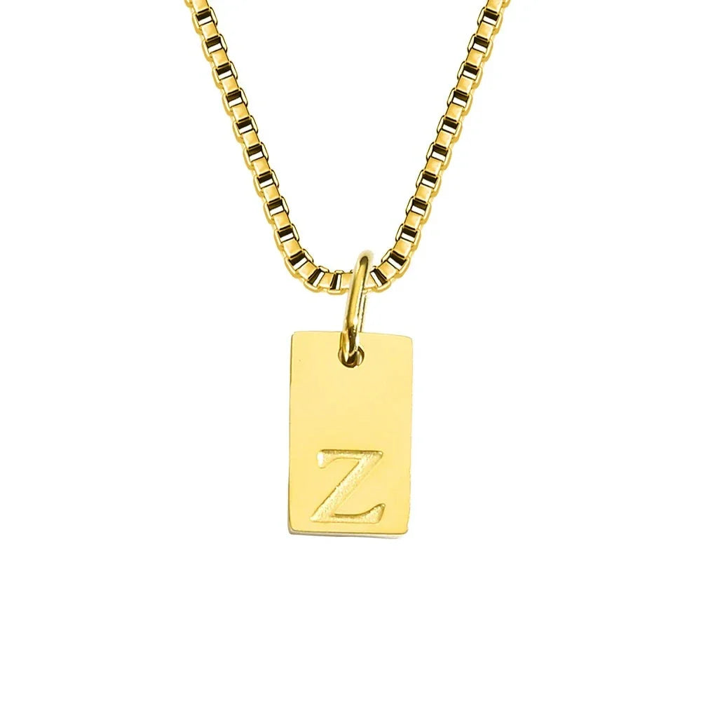 Initiaal Tag Ketting