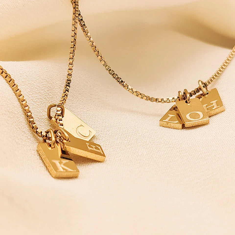 Initiaal Tag Stacker Ketting