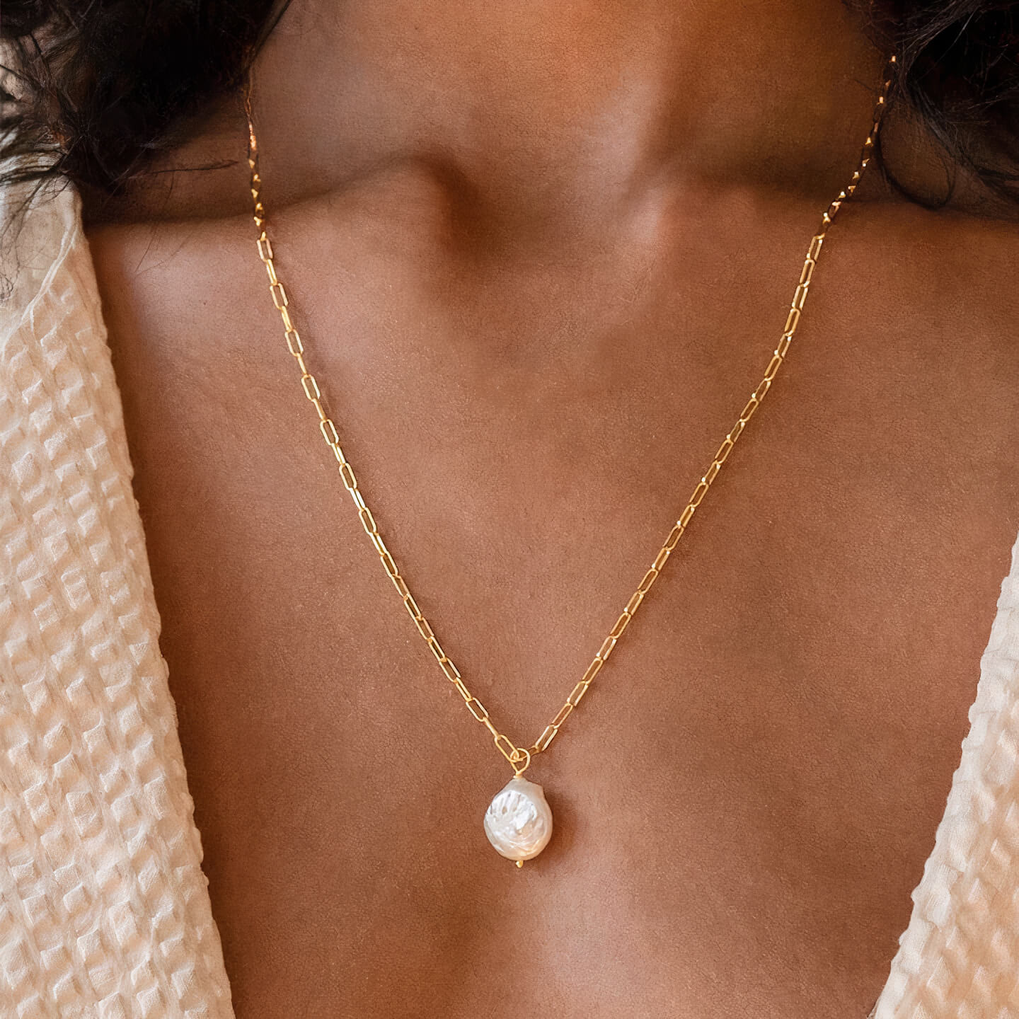 Barok Parel Hanger Ketting