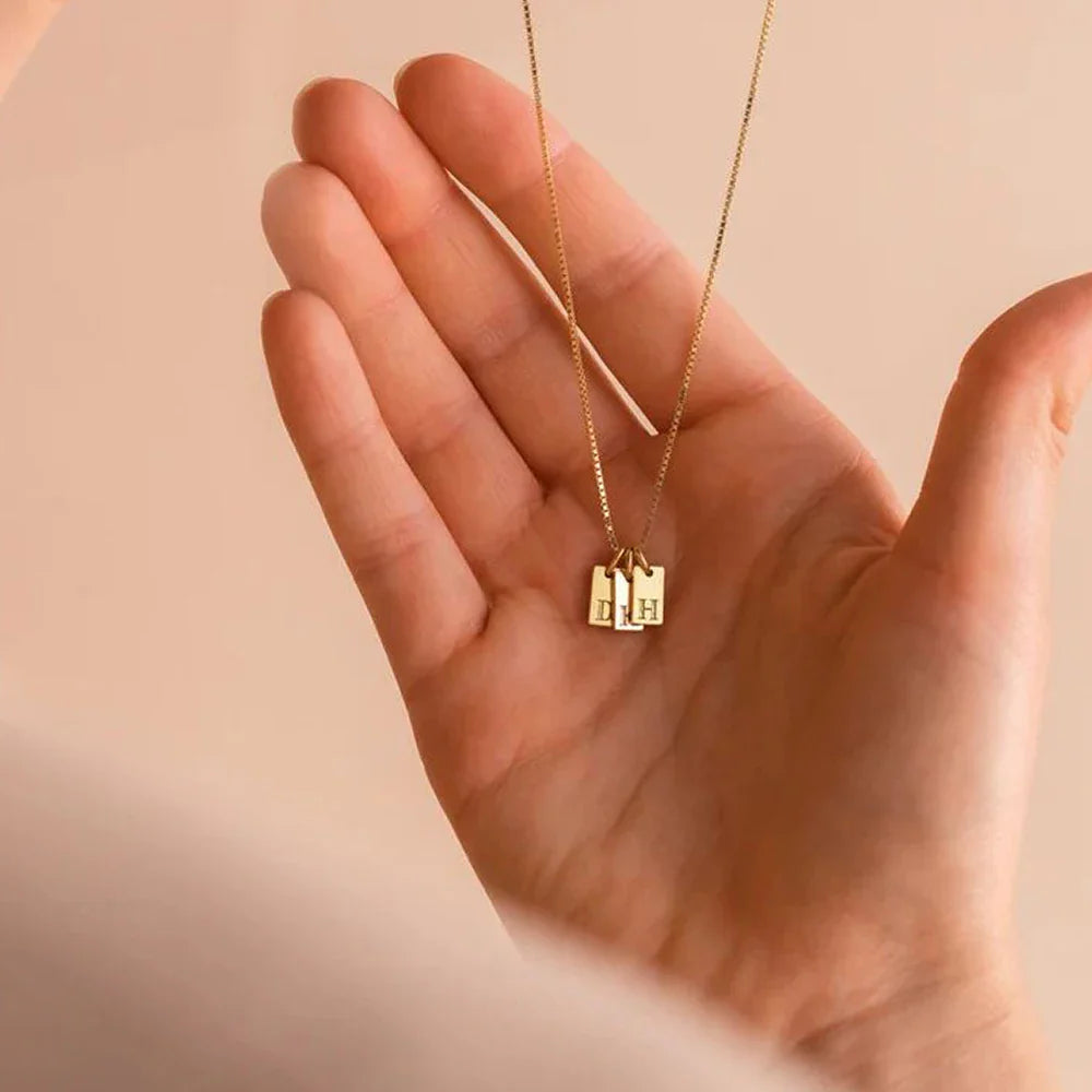 Initiaal Tag Stacker Ketting