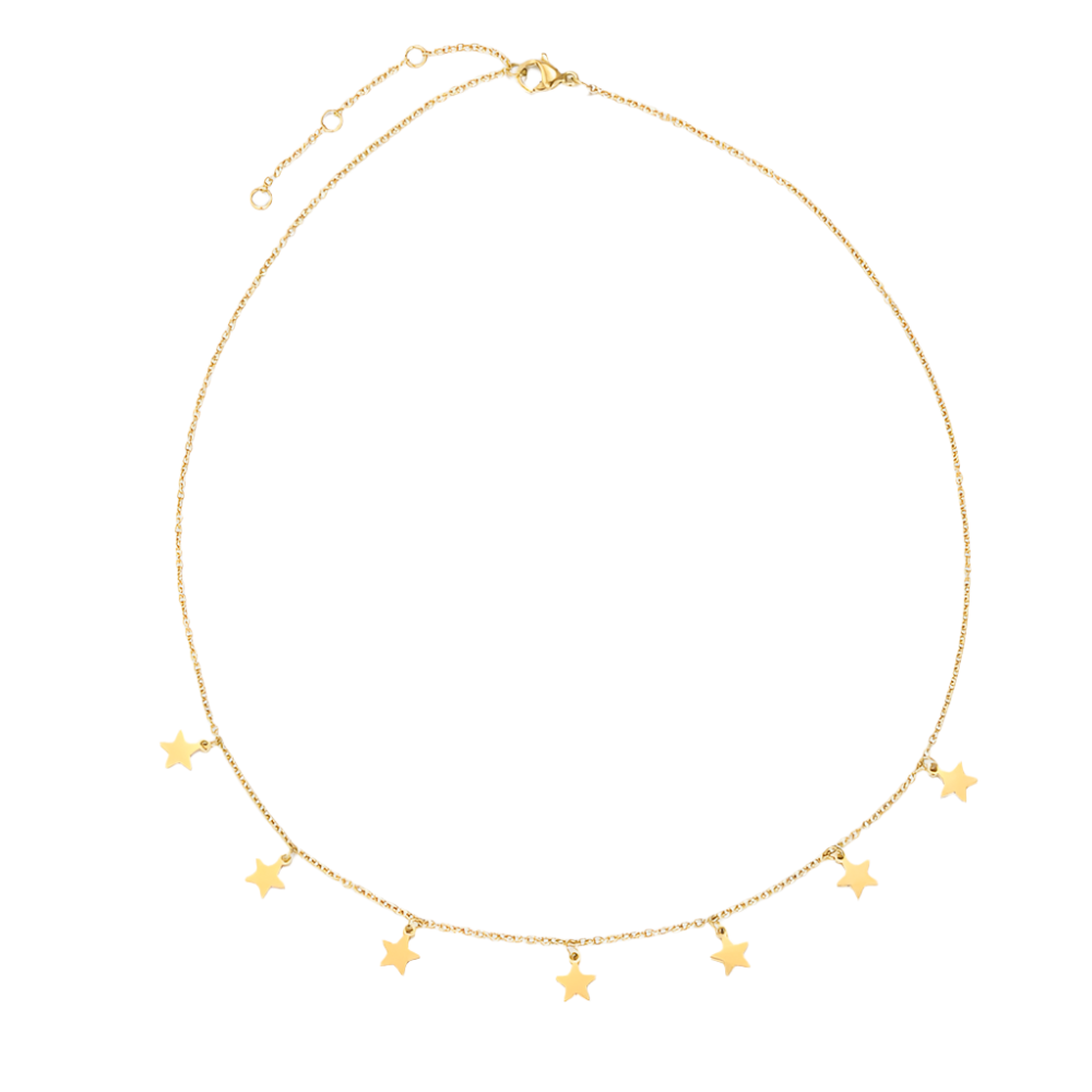 Star Charm Choker Ketting