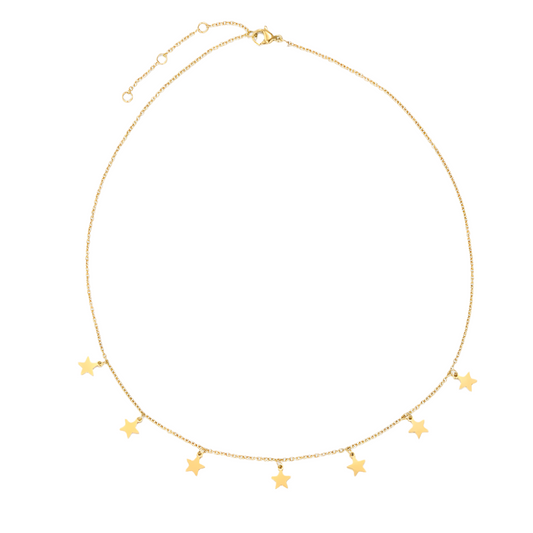 Star Charm Choker Ketting